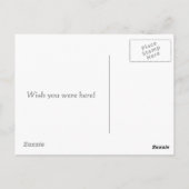 ビーチの郵便はがきのコーギー ポストカード (裏面)