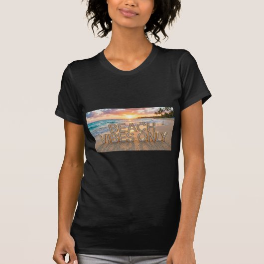 ビーチの雰囲気だけ Tシャツ タンクトップ (正面)