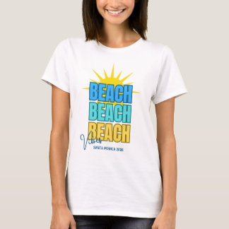 ビーチの雰囲気カスタム Tシャツ
