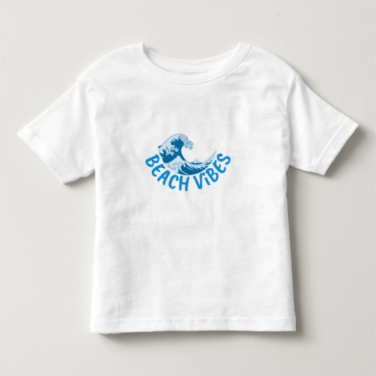 ビーチの雰囲気 トドラーTシャツ (正面)