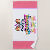 ビーチの雰囲気 ビーチタオル (正面)