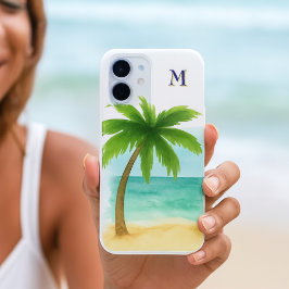 ビーチの雰囲気 ヤシの木 iPhone 16ケース