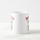 ビーチの雰囲気:夏の自撮り冒険 コーヒーマグカップ (中央)