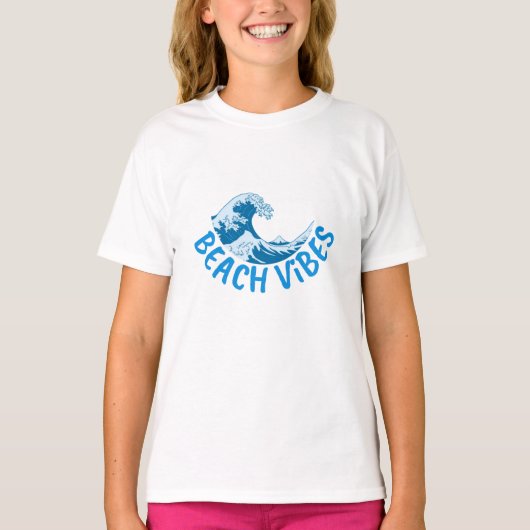 ビーチの雰囲気 Tシャツ (正面)