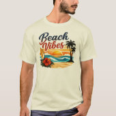 ビーチの雰囲気 Tシャツ (正面)