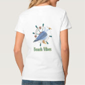ビーチの雰囲気 Tシャツ (裏面)