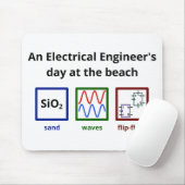 ビーチの電気技師の日 マウスパッド (マウス)