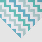 ビーチの青いシェブロンパターンティッシュペーパー 薄葉紙 (詳細)