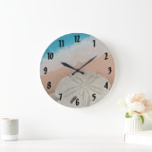 ビーチの願い ラージ壁時計 (ホーム)