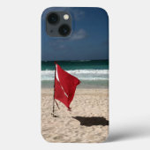 ビーチの飛び込みの旗 Case-Mate iPhoneケース (裏面)