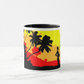 ビーチの馬蝿の幼虫 マグカップ (中央)