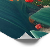 ビーチの髪気には ポスター (角)