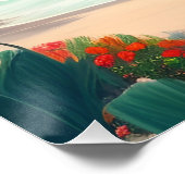 ビーチの髪気には ポスター (コーナー)