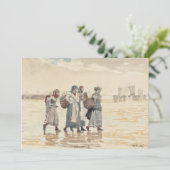 ビーチの4人の漁師の妻たち | ウィンスロー・ホーマー (スタンド正面)