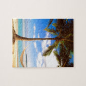 ビーチのAitutakiのクック諸島 ジグソーパズル (横)