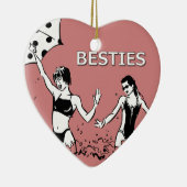 ビーチのBestiesの親友 セラミックオーナメント (右)