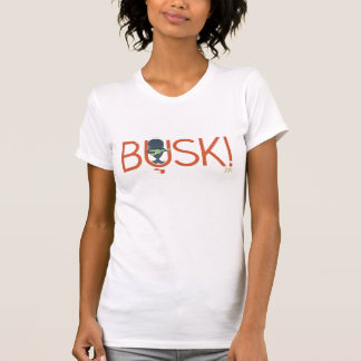 ビーチのBuskのUkelele Whaley Tシャツ