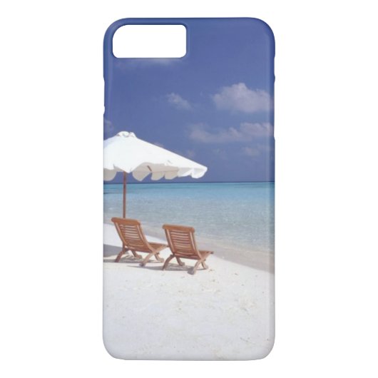 ビーチのiPhone 7のプラスの場合 Case-Mate iPhoneケース (裏面)