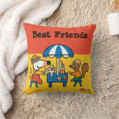 ビーチのMaisyおよびシリルSnacktime クッション (ブランケット)