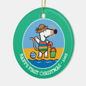 ビーチのMaisy セラミックオーナメント (左)