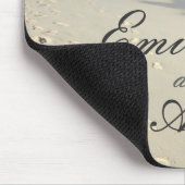 ビーチのmousepadの足跡 マウスパッド (コーナー)