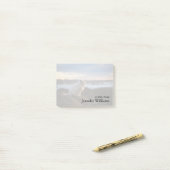 ビーチのRagdoll猫 ポストイット (デスク上)