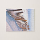 ビーチのSanta Rosaの島の海岸 ジグソーパズル (横)