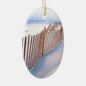 ビーチのSanta Rosaの島の海岸 セラミックオーナメント (右)