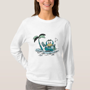 ビーチのTシャツおよびギフトのペンギン Tシャツ
