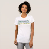 ビーチのTシャツ及び服装のフラ Tシャツ (正面フル)