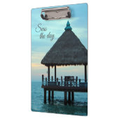 ビーチのTiki小屋 クリップボード (左)