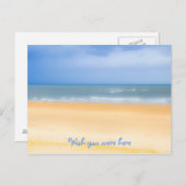 ビーチはがきだったらいいのに ポストカード (正面/裏面)