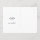 ビーチはがき ポストカード (裏面)