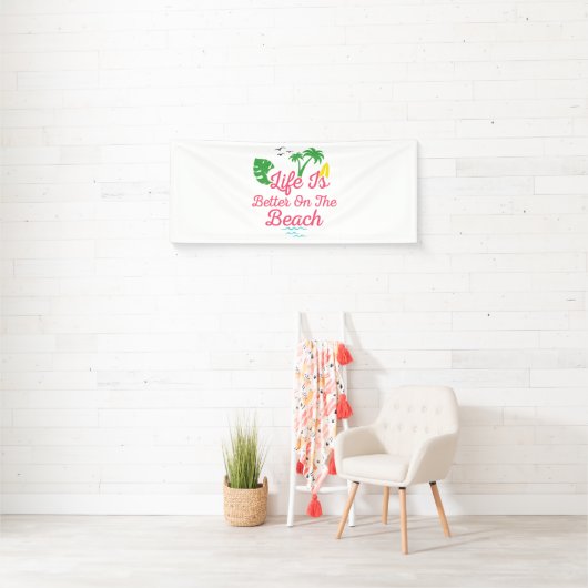 ビーチはビーチ 横断幕 (インサイチュ)