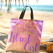 ビーチはマイセラピーオレンジトロピカルパーム クロスボディバッグ