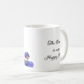 ビーチはマイハッピープレイス コーヒーマグカップ (正面右)