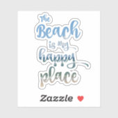 ビーチはマイハッピープレイス シール (シート)