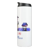 ビーチはマイハッピープレイス タンブラー (回転右)