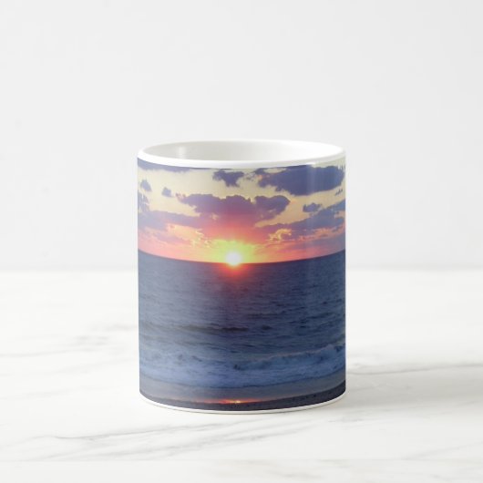 ビーチはマグを目覚めます コーヒーマグカップ (中央)
