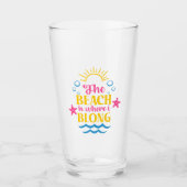 ビーチは僕の居場所だ タンブラーグラス (正面)