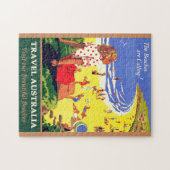 ビーチは呼び出し、オーストラリアを旅行ヴィンテージ ジグソーパズル (横)