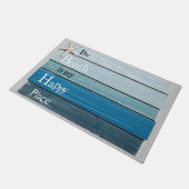 ビーチは私の幸せな場所マット、海  ドアマット (アングル)