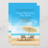 ビーチは移動発表を待ちます 案内状 (正面/裏面)