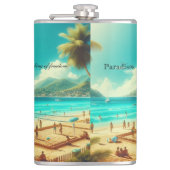 ビーチは穏やかな楽園 フラスク (正面)