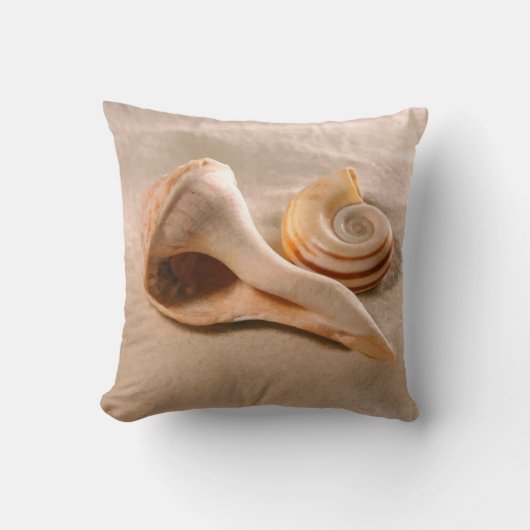 ビーチは装飾用クッションを殻から取り出します クッション (正面)