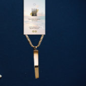 ビーチぶら下がったの表示価格ラベル（QRおよびロゴ） 名刺