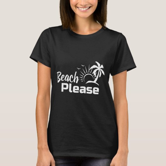 ビーチへおいで Tシャツ (正面)