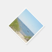 ビーチへのパス スタンダードカクテルナプキン (角)