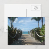 ビーチへのパス ポストカード (正面/裏面)