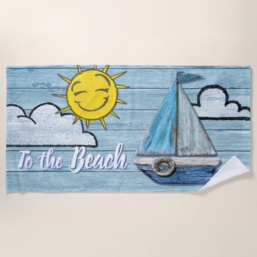 ビーチへの大きいビーチタオル ビーチタオル (正面)
